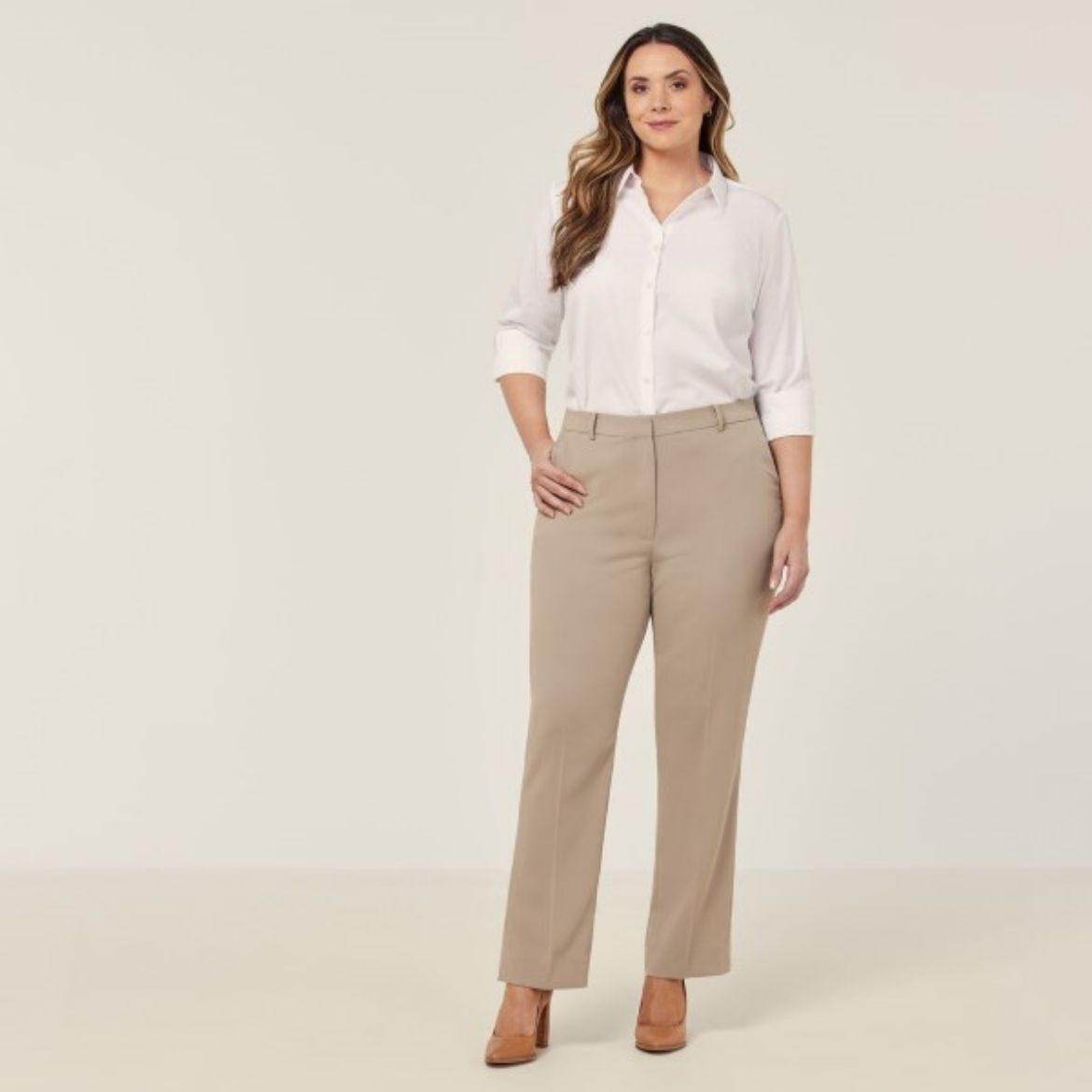 Picture of NNT Ladies Crepe Stretch Straight Leg Pant