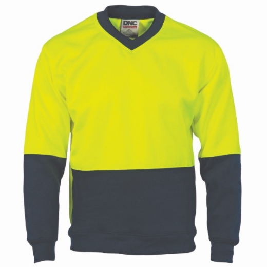 Picture of DNC Sloppy Joe V Neck Polyester Cotton 2 Tone