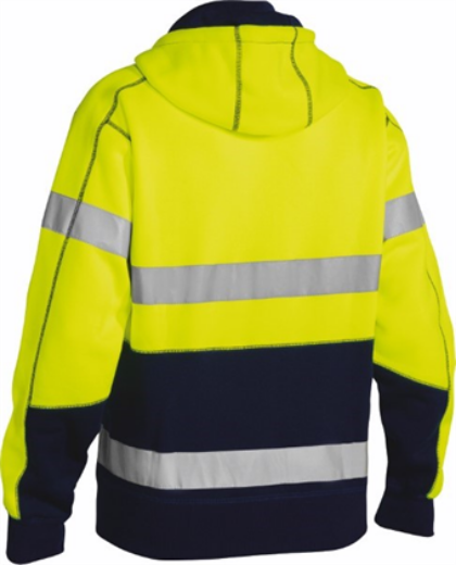 Picture of Bisley Fleece Hoodie Zip Front with Reflective Tape
