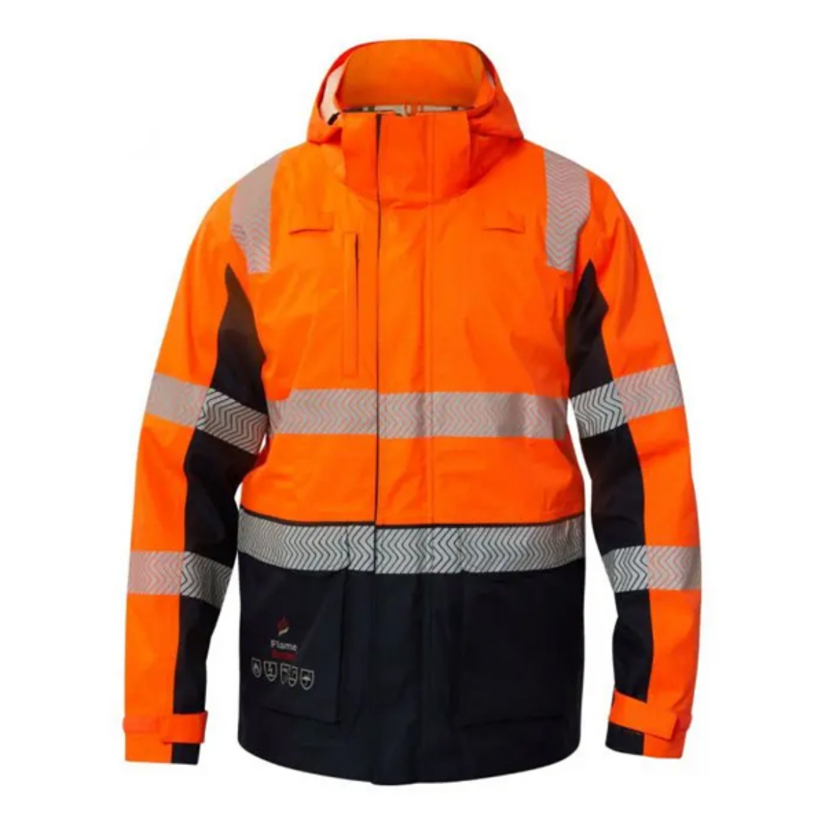 Picture of Flame Buster Inherent Reflective Wet Weather 3 in 1 Jacket HRC 2 ATPV 9cal/cm2
