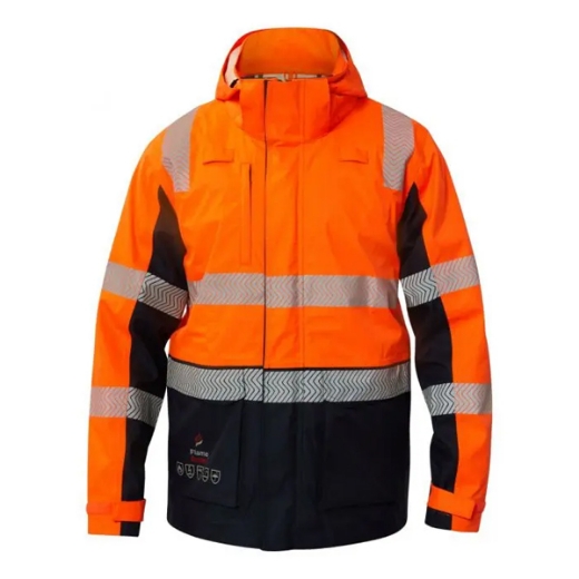Picture of Flame Buster Inherent Reflective Wet Weather 3 in 1 Jacket HRC 2 ATPV 9cal/cm2