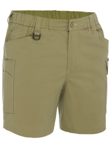 Picture of Bisley Stretch Cotton Elastic Waist Cargo Short