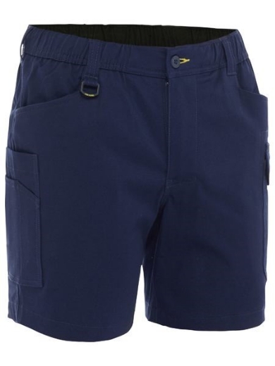 Picture of Bisley Stretch Cotton Elastic Waist Cargo Short
