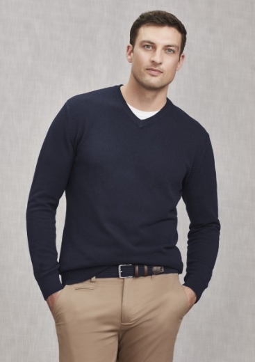 Picture of Biz Corporate Mens Osaka Pineapple Knit Jumper