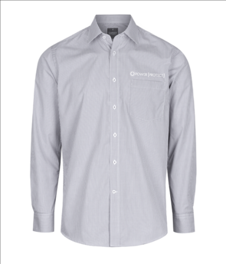 Picture of Gloweave Mens Westgarth Gingham Check Long Sleeve Shirt