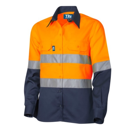 Picture of TRU Ladies Light Weight shirt Long Sleeve with Reflective Tape