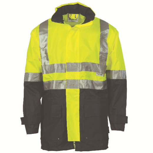 Picture of DNC Rain Jacket Breathable Polyester PU Waterproof Reflective Tape