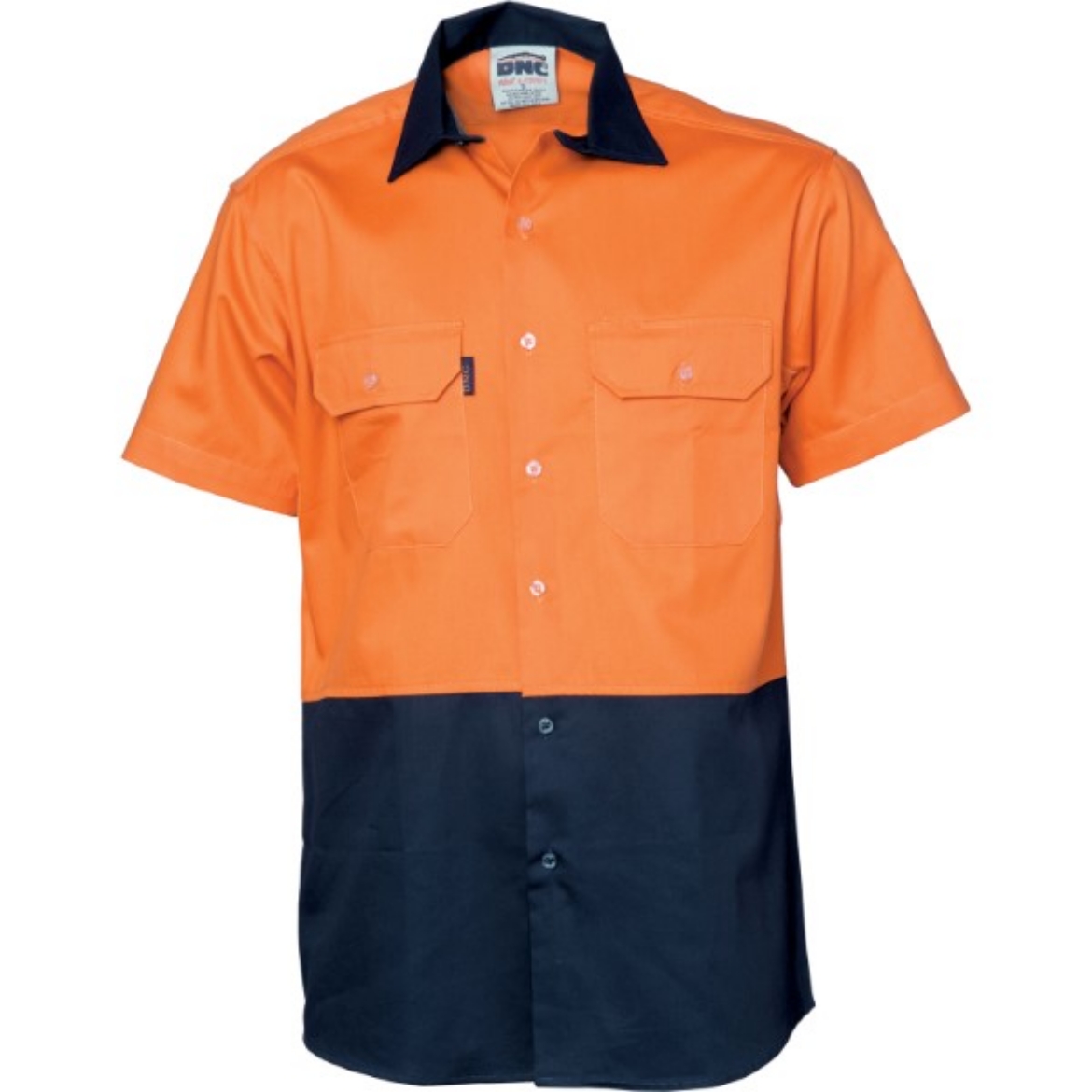 Picture of DNC Cotton Drill Vented Shirt Short Sleeve 2 Tone