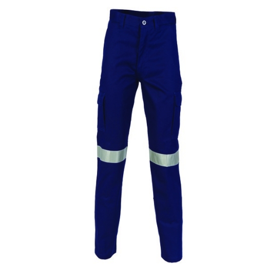 Picture of DNC Cotton Drill Cargo Pants with Reflective Tape