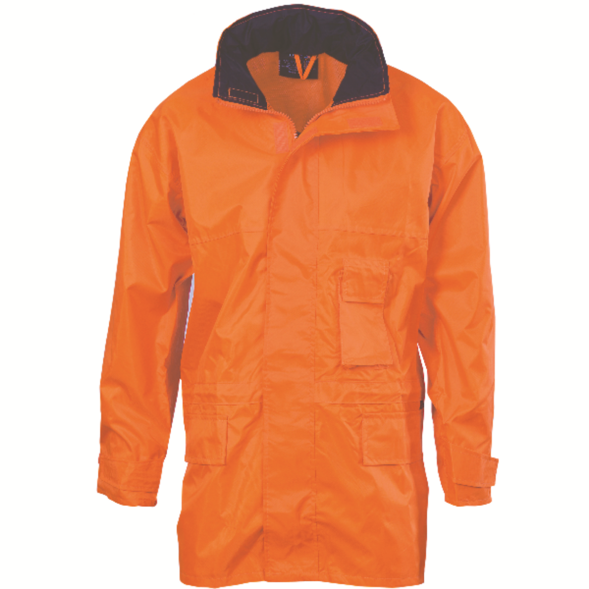 Picture of DNC Rain Jacket Breathable Polyester PU Waterproof Hi Vis