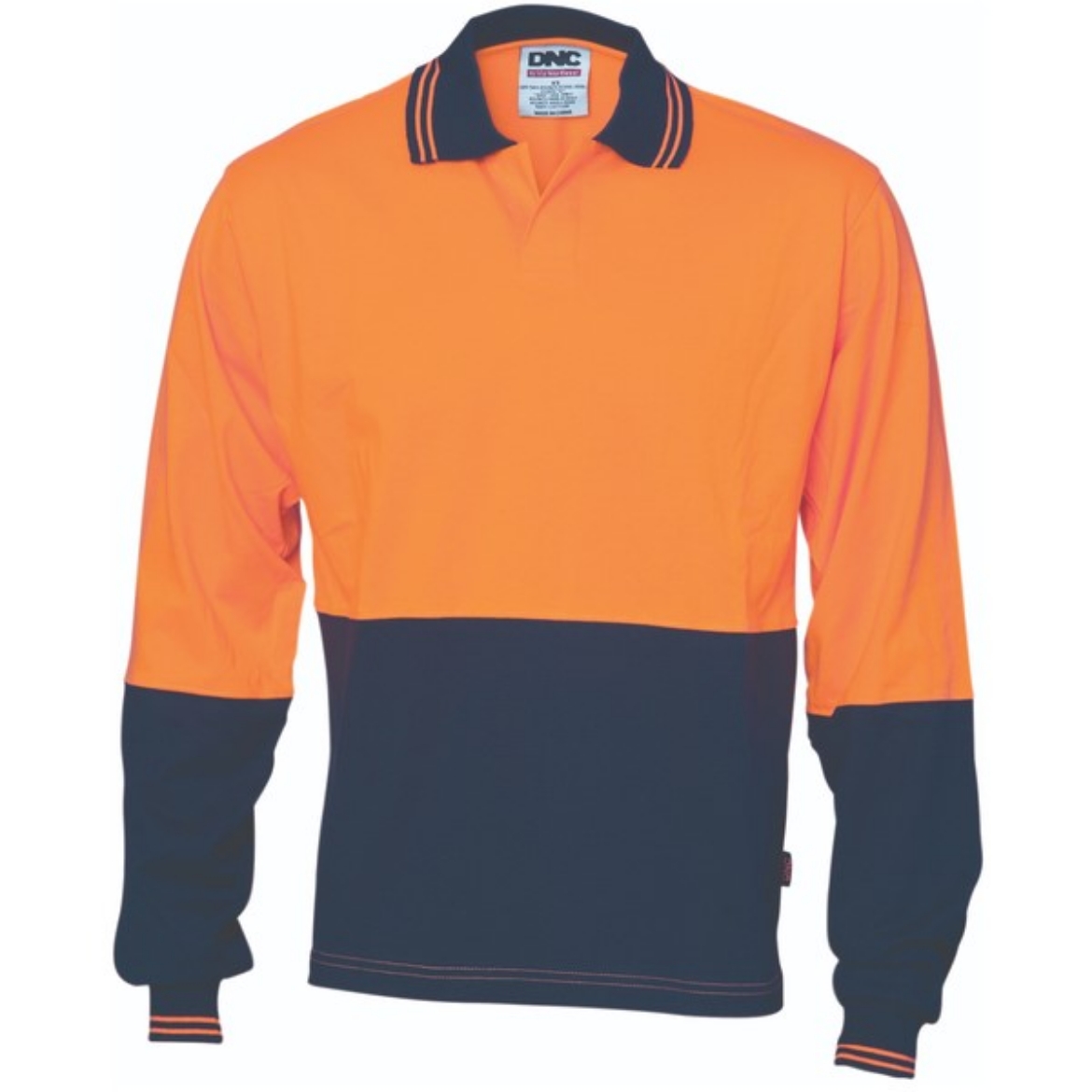 Picture of DNC Food Industry Polo Shirt Long Sleeve 100% Cool Breeze Cotton