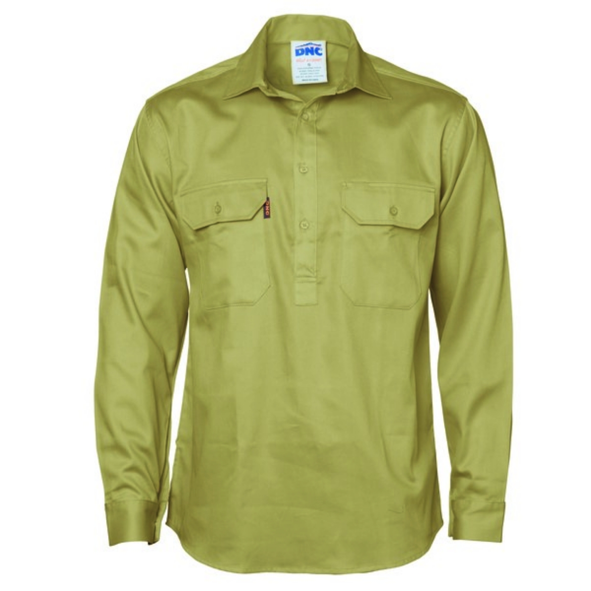 Picture of DNC Closed Front Cotton Drill Shirt Long Sleeve