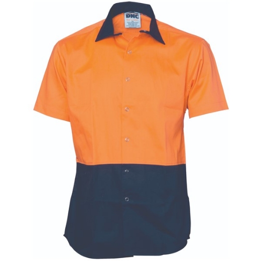Picture of DNC Lightweight Cotton Drill Cool-Breeze Food Industry Shirt Short Sleeve