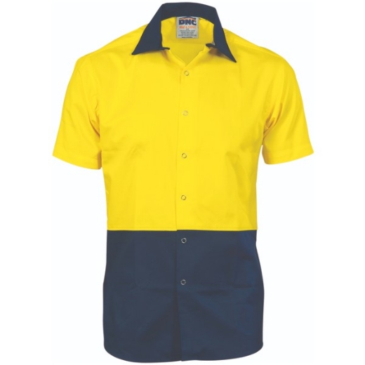 Picture of DNC Lightweight Cotton Drill Cool-Breeze Food Industry Shirt Short Sleeve