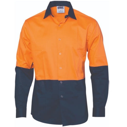 Picture of DNC Lightweight Cotton Drill Cool-Breeze Food Industry Shirt Long Sleeve