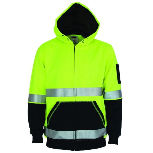 Picture of DNC Hoodie Fleecy Full Zip with Reflective Tape