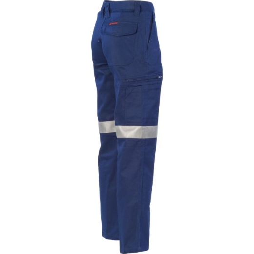 Picture of DNC Mid weight Digga Cool-Breeze Cotton Drill Cargo Pants with Reflective Tape