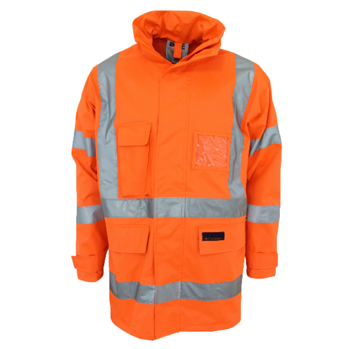 Picture of DNC Hi Vis X Back Rain Jacket with Biomotion Reflective Tape