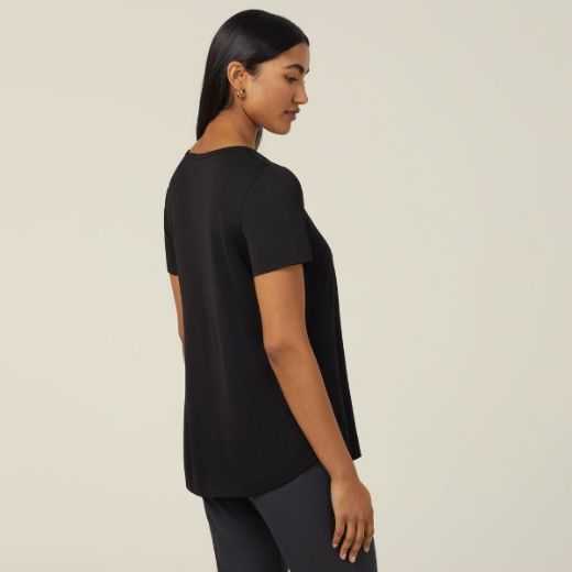Picture of NNT Ladies Matt Jersey Short Sleeve Swing Top