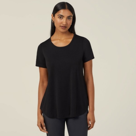 Picture of NNT Ladies Matt Jersey Short Sleeve Swing Top