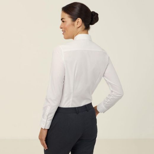 Picture of NNT Ladies Poplin Long Sleeve Shirt