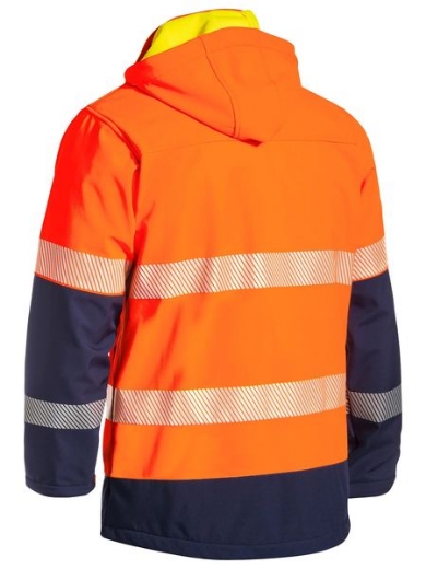 Picture of Bisley Ripstop Soft Shell Jacket with Segmented Reflective Tape