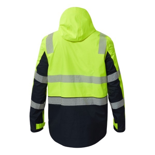 Picture of Flame Buster FR Hi Vis Wet Weather Segmented Reflective Jacket