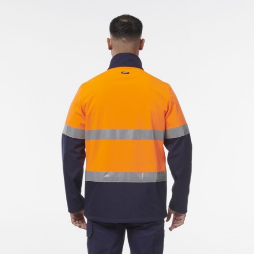 Picture of King Gee Hi Vis Reflective Spliced Softshell Jacket