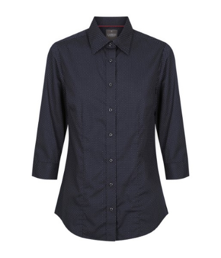 Picture of Gloweave Ladies Soho Dot Print 3/4 Sleeve Shirt