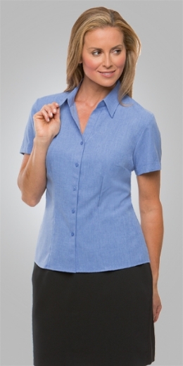 Picture of City Collection Ladies Blouse Ezylin Short Sleeve