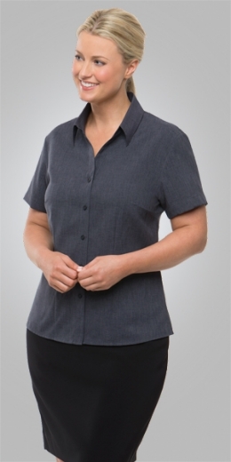 Picture of City Collection Ladies Blouse Ezylin Short Sleeve