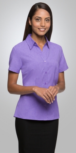 Picture of City Collection Ladies Blouse Ezylin Short Sleeve