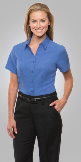 Picture of City Collection Ladies Blouse Ezylin Short Sleeve