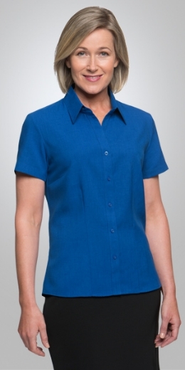 Picture of City Collection Ladies Blouse Ezylin Short Sleeve