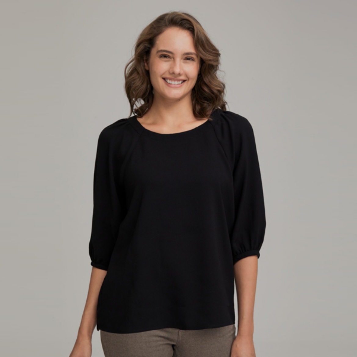 Picture of City Collection Ladies Marillyn 1/2 Sleeve Blouse