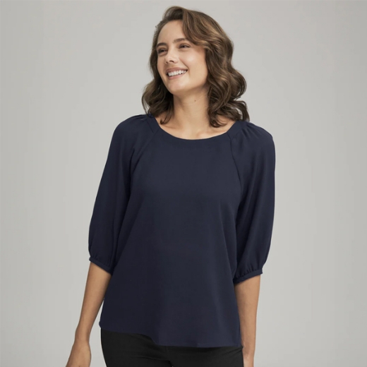 Picture of City Collection Ladies Marillyn 1/2 Sleeve Blouse