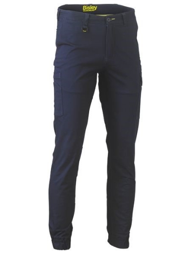 Picture of Bisley Stretch Cotton Drill Cargo Cuffed Pants