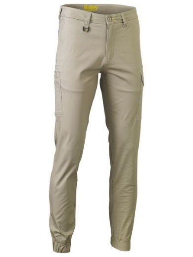 Picture of Bisley Stretch Cotton Drill Cargo Cuffed Pants