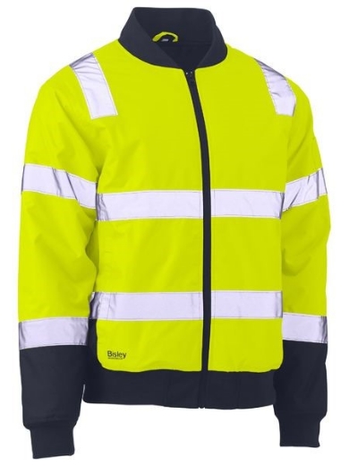 Picture of Bisley Hi Vis Bomber Jacket with Reflective Tape