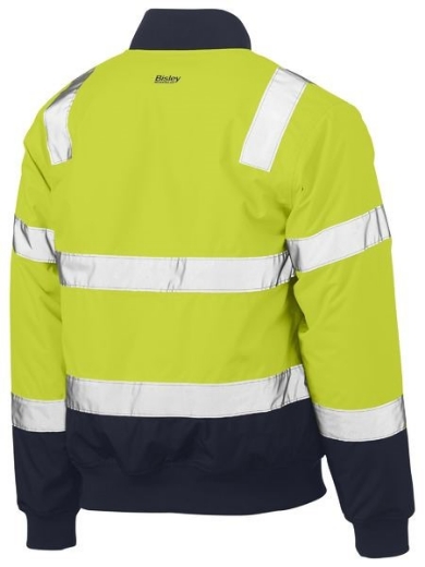 Picture of Bisley Hi Vis Bomber Jacket with Reflective Tape