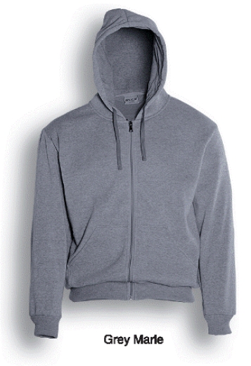 Picture of Bocini Adults Zip Front Fleece Hoodie