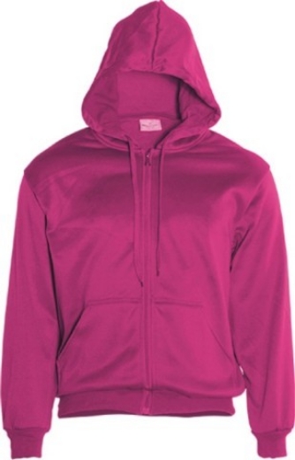 Picture of Bocini Adults Zip Front Fleece Hoodie
