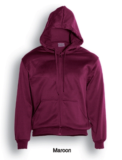 Picture of Bocini Adults Zip Front Fleece Hoodie