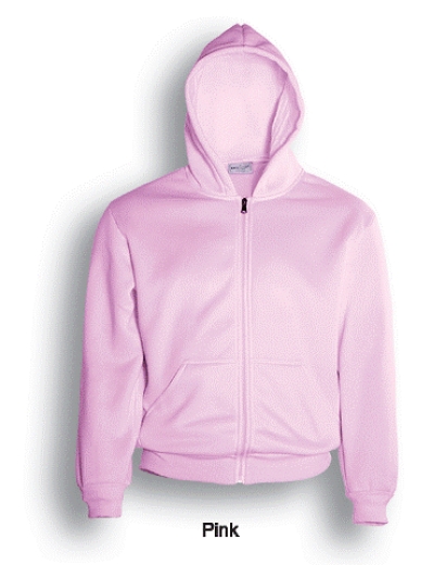 Picture of Bocini Adults Zip Front Fleece Hoodie