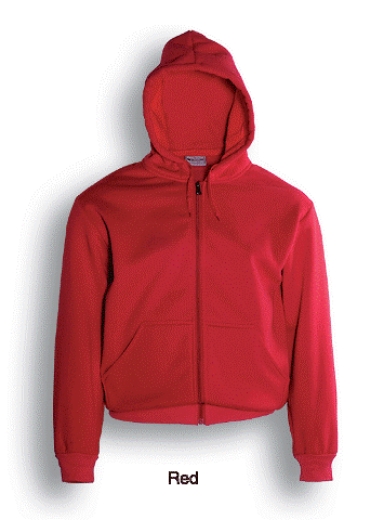 Picture of Bocini Adults Zip Front Fleece Hoodie