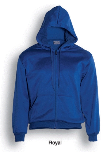 Picture of Bocini Adults Zip Front Fleece Hoodie
