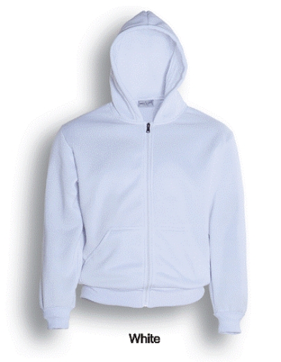Picture of Bocini Adults Zip Front Fleece Hoodie