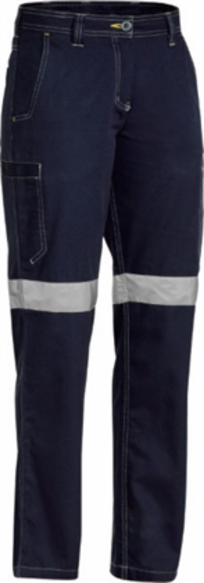 Picture of Bisley Ladies Cool Vented Light Weight Work Pant with Reflective Tape
