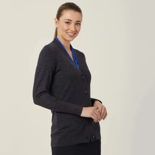 Picture of NNT Ladies Pure Wool Long Length Cardigan