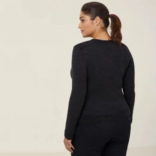 Picture of NNT Ladies Pure Wool Zip Front Cardigan